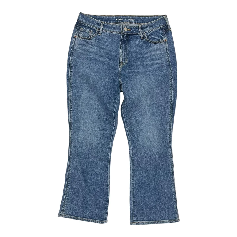 Easy Fashion Jeans Straight By Old Navy In Blue Denim, Size:10