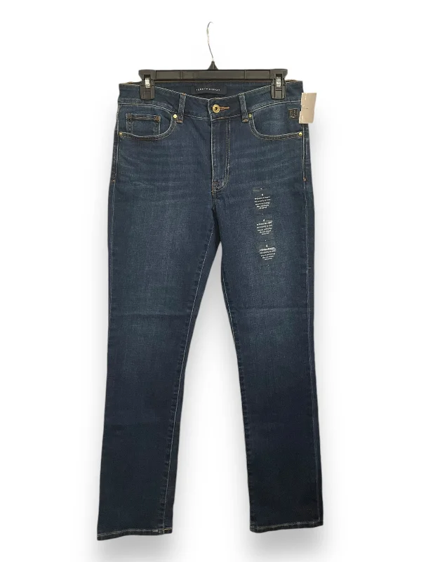 Bottom And Versatile Jeans Straight By Tommy Hilfiger In Blue Denim, Size: 4