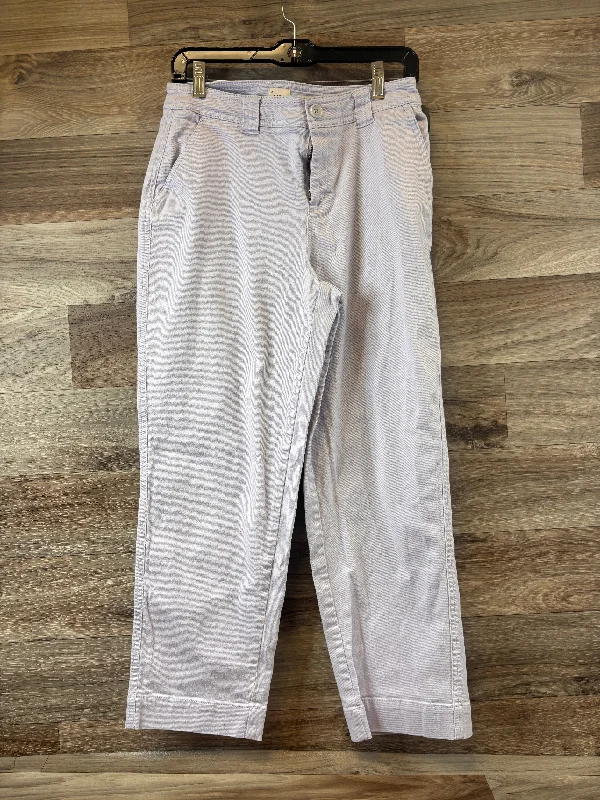 Weekend Style Jeans Wide Leg By A New Day In Purple Denim, Size: 6