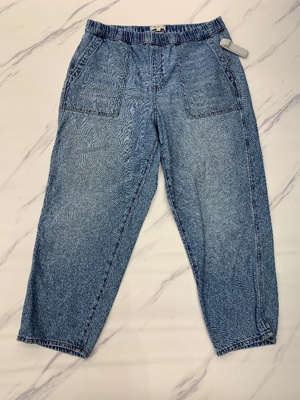 Unique Design Jeans Wide Leg By Madewell, Size: Xl