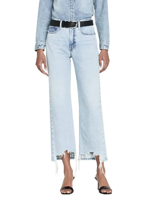 Exquisite Tailoring Le Jane Crop Jean In Indigo