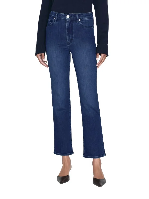 High-end Sense Le Sleek Straight Jean In Thunderstorm