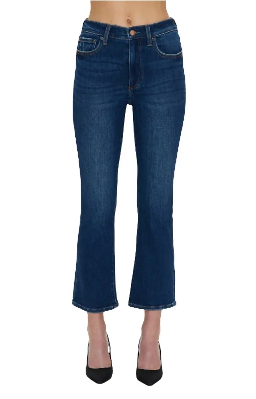 Effortless Outfits Lennon High Rise Crop Bootcut Jeans In Rosslyn