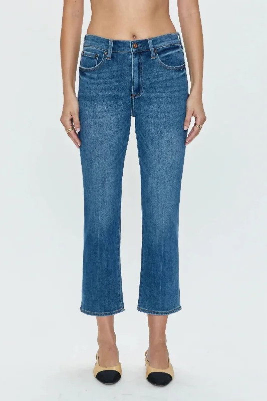 Avant-garde Design Lennon High Rise Crop Jeans In Amaya