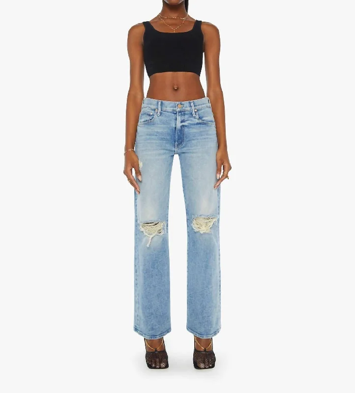 Modern Comfort Mid Rise Maven Sneak Jean In Peak-A-Boo