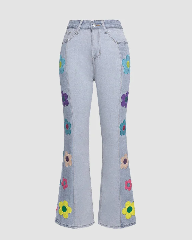 Cozy Look Power Flora Jeans
