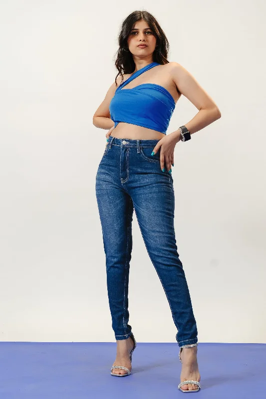 Cozy Outerwear Rich Indigo Skinny Jeans