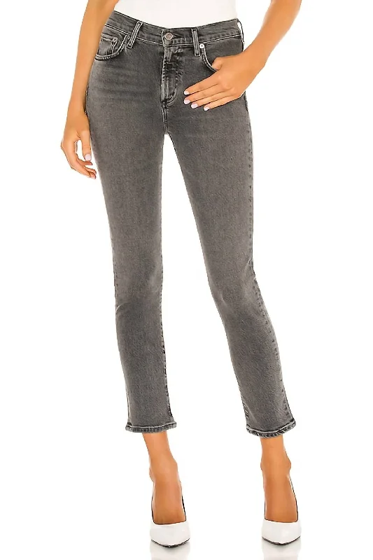 Unique Design Toni Mid Rise Straight Jeans In Ceremony