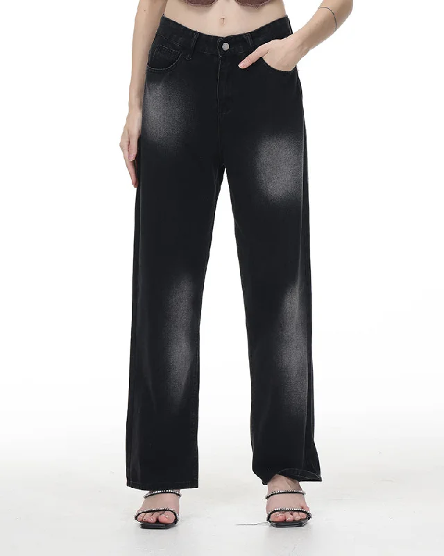Modern Chic Wide Leg Smoky Jeans