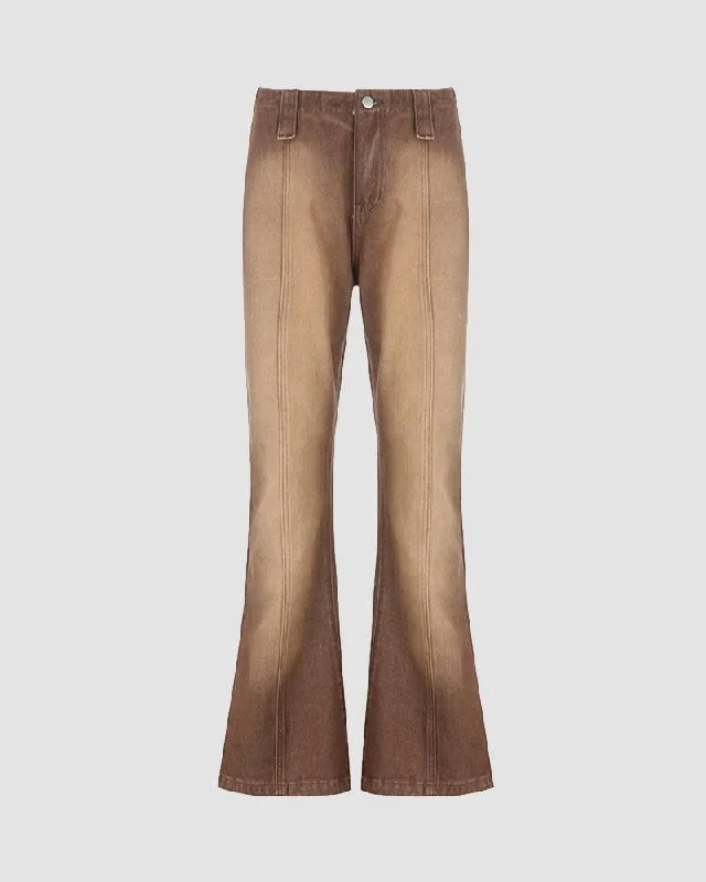 Fashion Comfort Wildegulf Flare Denim Jeans