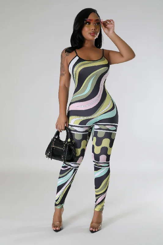 Sports Series Keep It Calm Jumpsuit