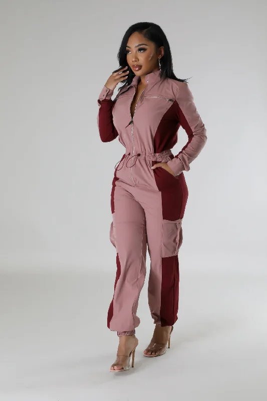 Fashionable In The Times Watch Out Jumpsuit