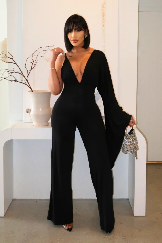 Comfortable Design A Solo Act Jumpsuit