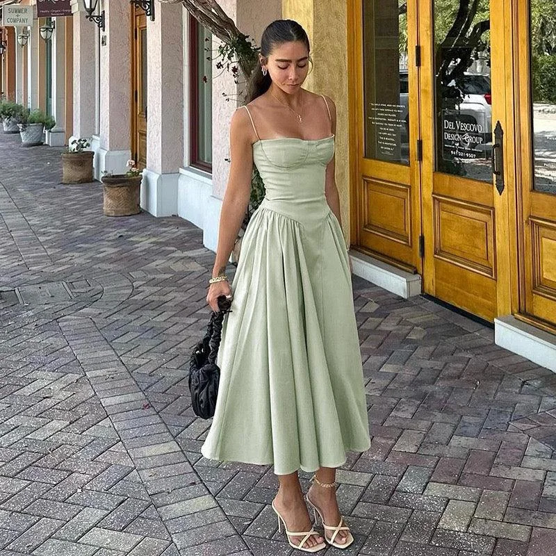 Innovative Design Agastha Midi Vintage Retro Dress