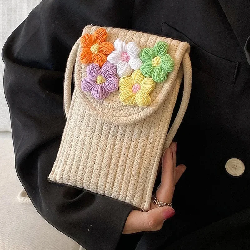 Trends Biscotti Floral Summer Jute Bag