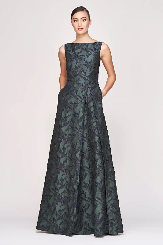 Embroidered Letters Caitlin Gown
