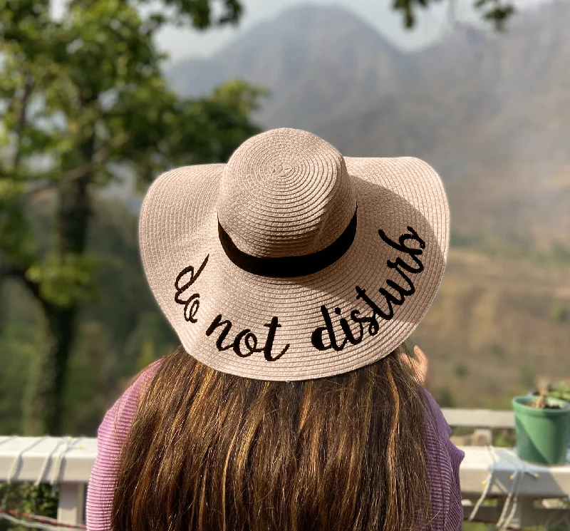 All-Day Style Do Not Disturb Straw Hat - Cream
