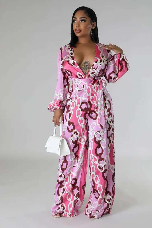 Elegant And Lazy Jacalin Jumpsuit
