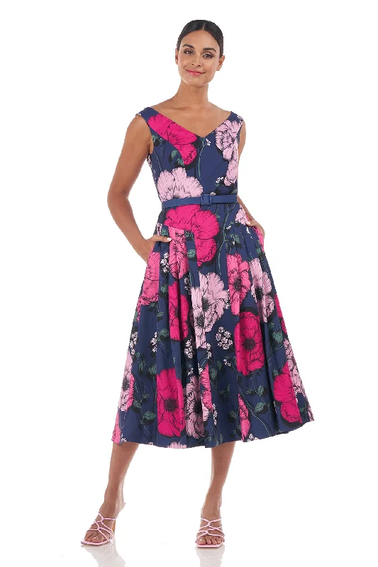 Comfy Chic Wear Cory Midi Length Dress