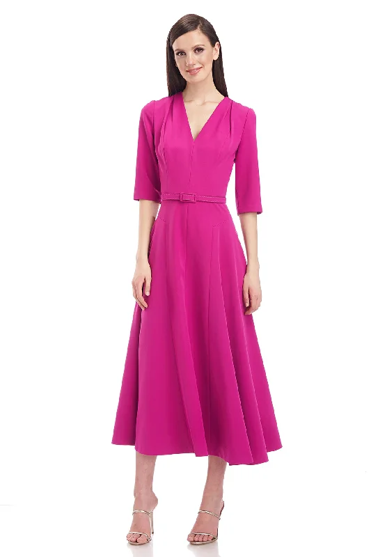 Luxury Classic Isla Tea Length Dress
