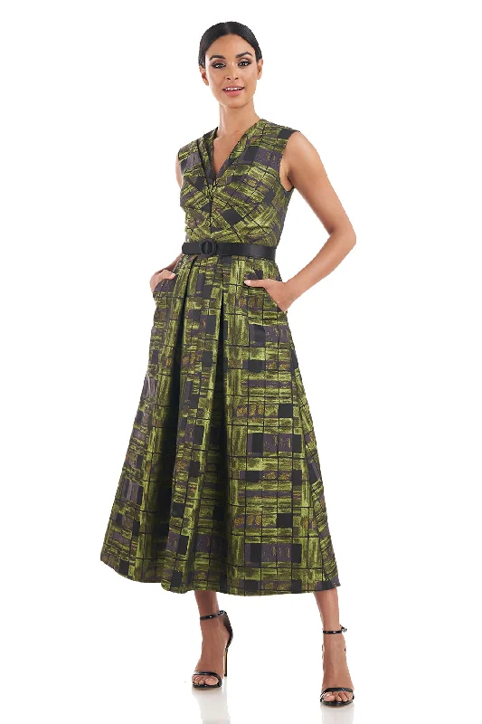 Modern City Larsa Tea Length Dress
