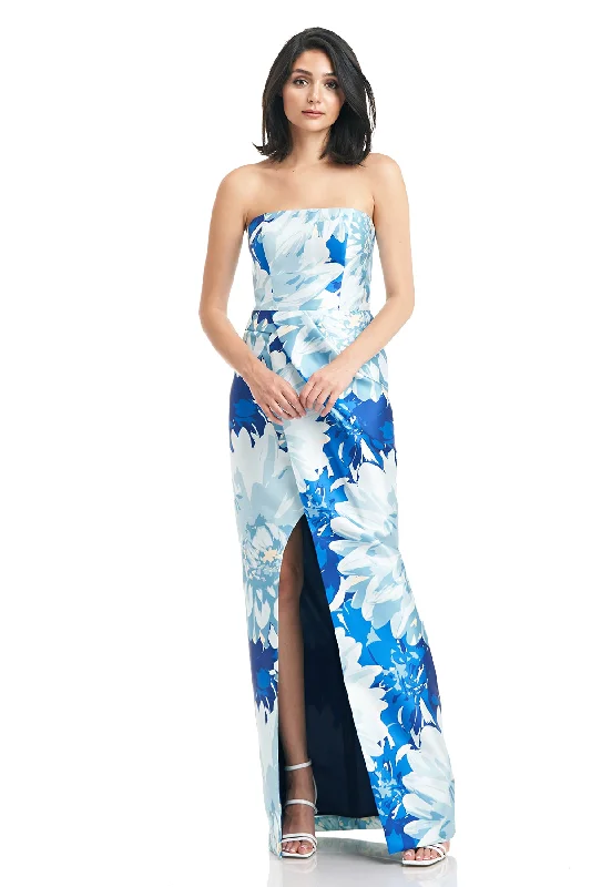 Tropical Style Lucienne Strapless Column Gown