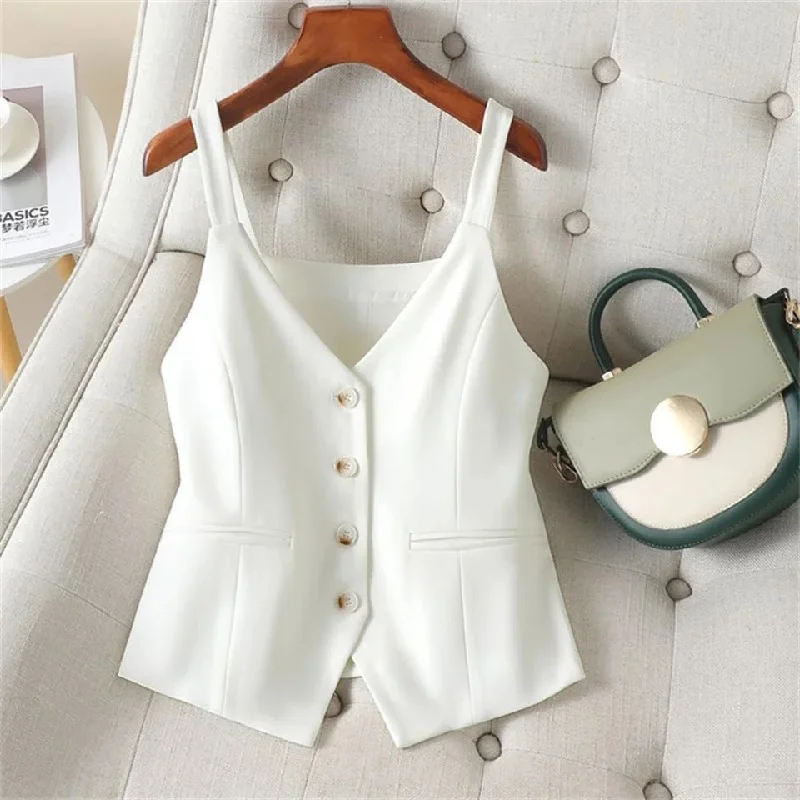 Soft Textures Malido Vest Statement Tops