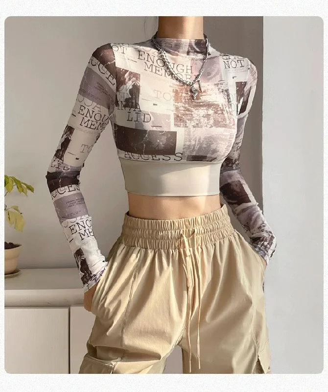 Cozy Street Style Moonlight Seamless Top with Inbuilt Bra