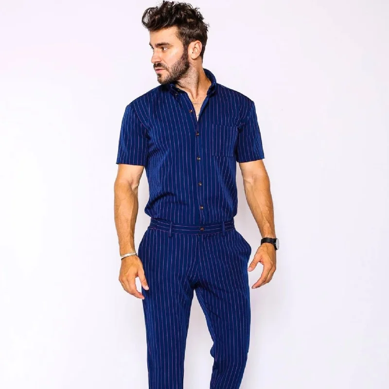 Elegant Style Navy Chateaux Jumpsuit