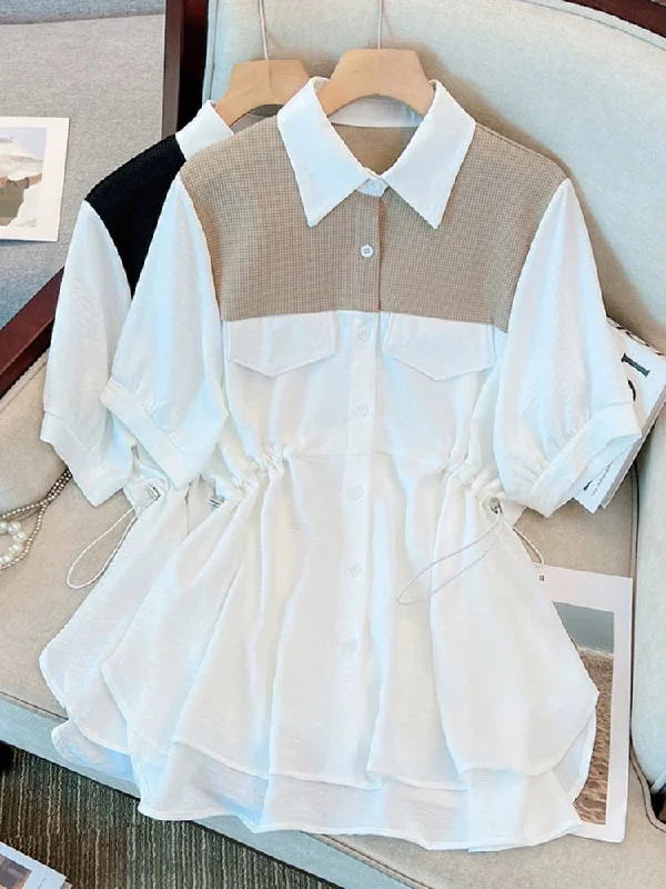 Street Fashion Pamela Patchwork Statement Dress