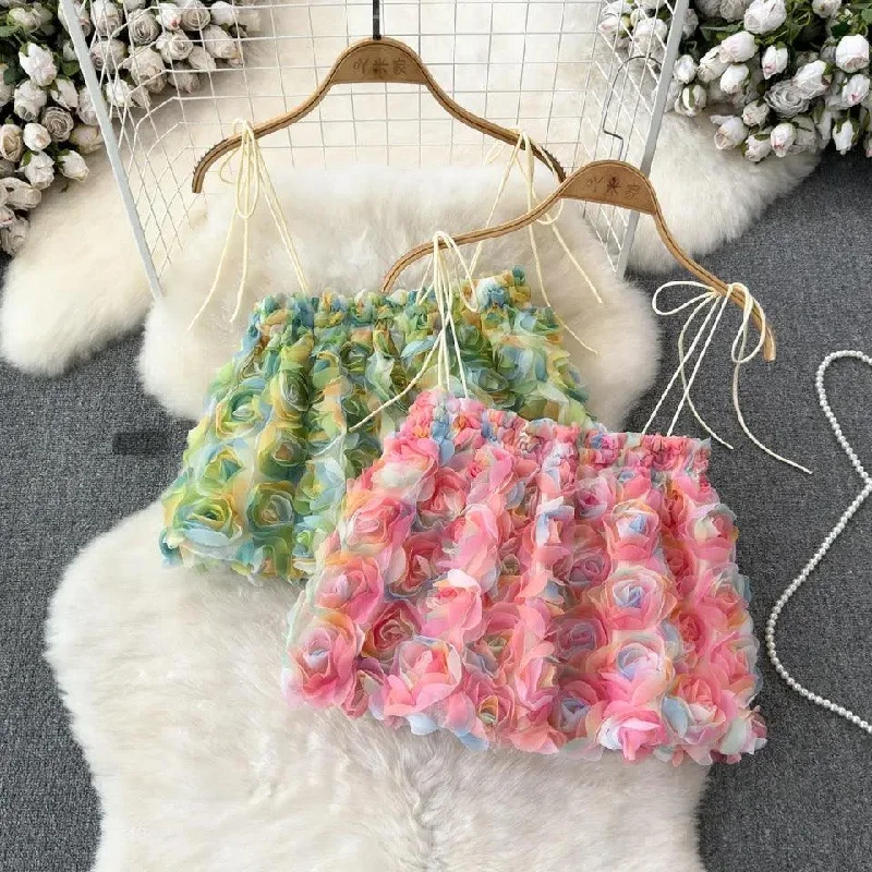 Soft Comfort Wear Reming 3D Floral Blouse