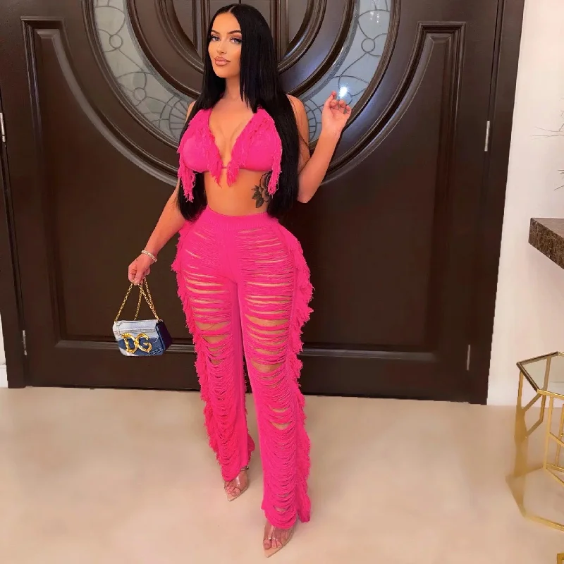 Smart Comfort Rihanna Top and Pants Resortwear Set
