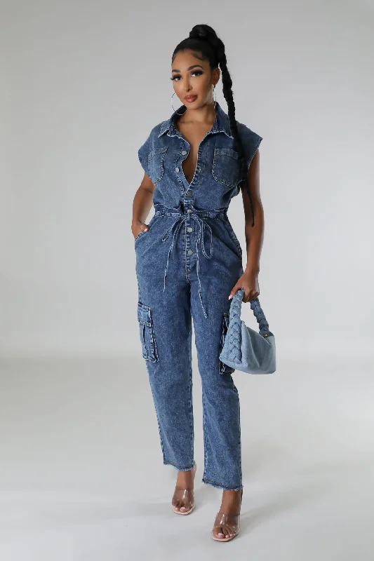 Fashion Innovation Sunset Drinks Jumpsuit