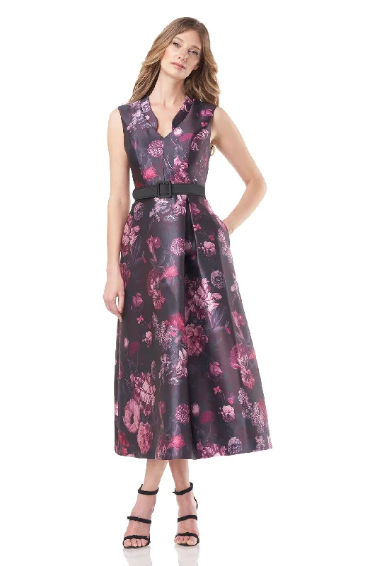 Elegant And Simple Victoria Tea Length Dress