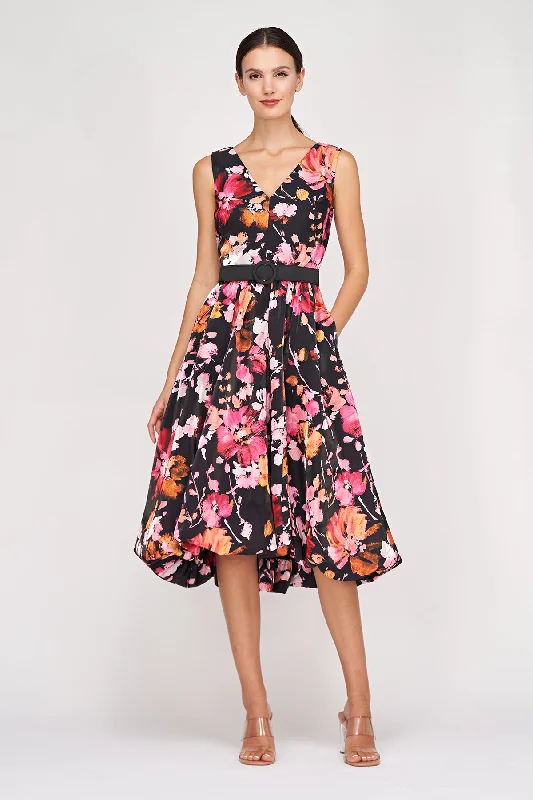 Easy Chic Viola High Low Midi Dress