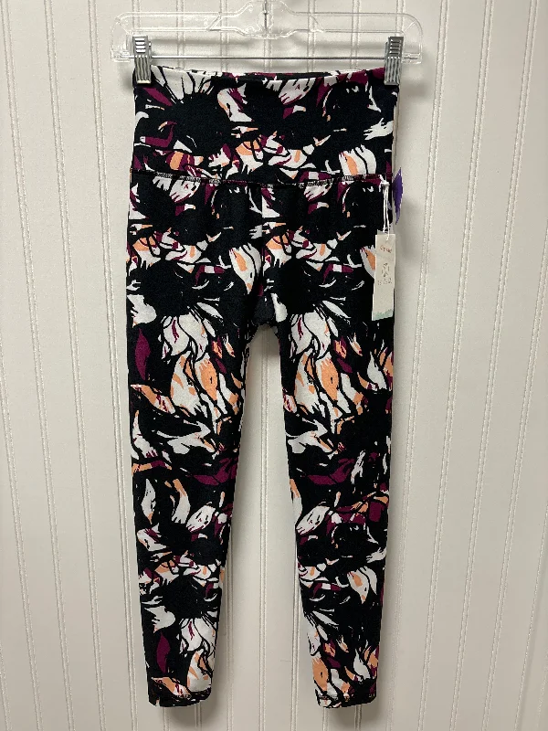 Simple Elegance Black Athletic Leggings Balance Collection, Size S