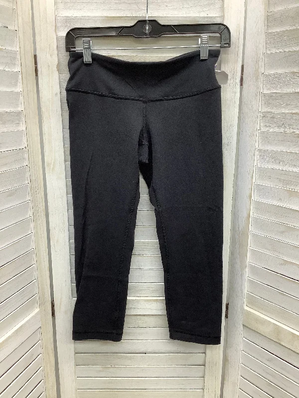 Comfortable Design Black Athletic Leggings Lululemon, Size 6