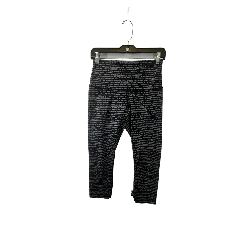 Creative Prints Black & Grey Athletic Leggings Lululemon, Size S