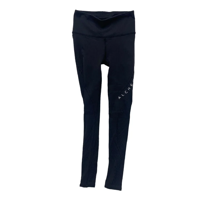 Easygoing Fashion Black & White Athletic Leggings Lululemon, Size 4