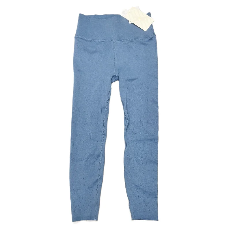 Cute Style Blue Athletic Leggings By Fabletics, Size: L