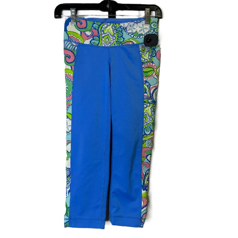 Relaxed Fit Wear Blue Athletic Leggings By Lilly Pulitzer, Size: Xs