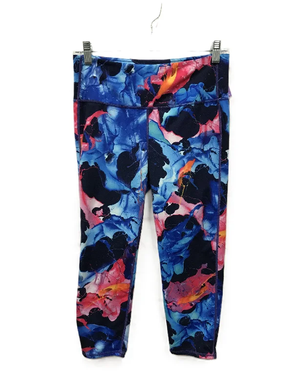 Effortless Dressing Blue Athletic Leggings Capris By Athleta, Size: M