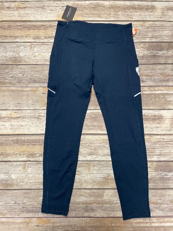 Soft Feel Blue Athletic Leggings Cme, Size L