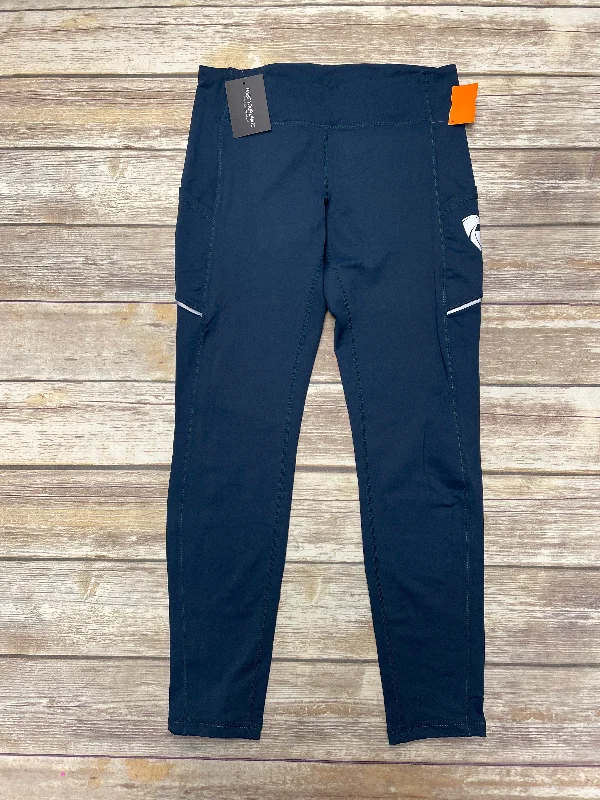 Relaxed Chic Blue Athletic Leggings Cme, Size L