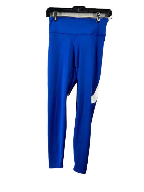 Luxury Classic Blue Athletic Leggings Nike Apparel, Size S