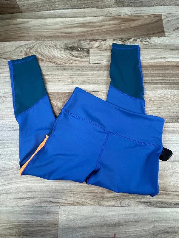 New Products Blue & Orange Athletic Leggings Zyia, Size S