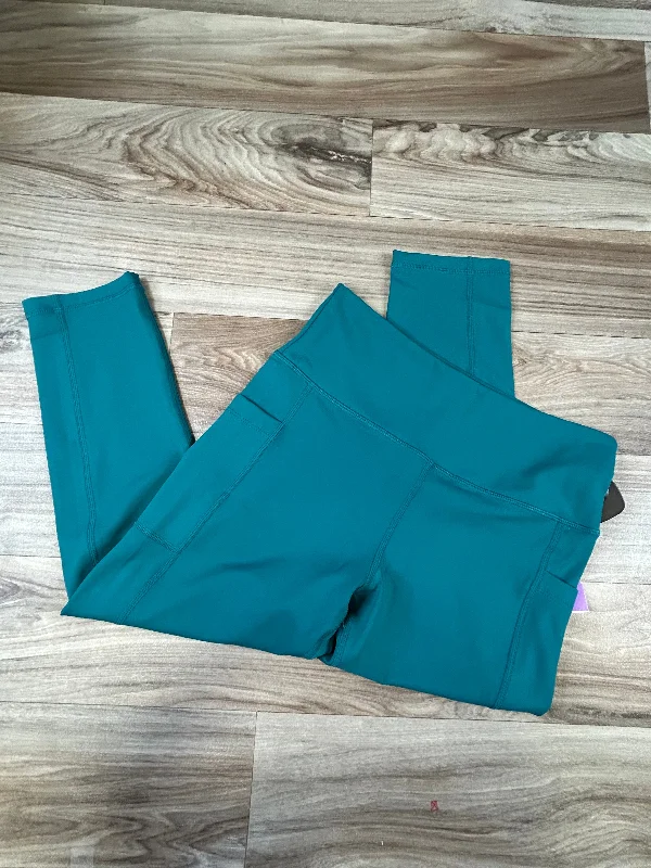 End Of The Year Green Athletic Leggings Zyia, Size S