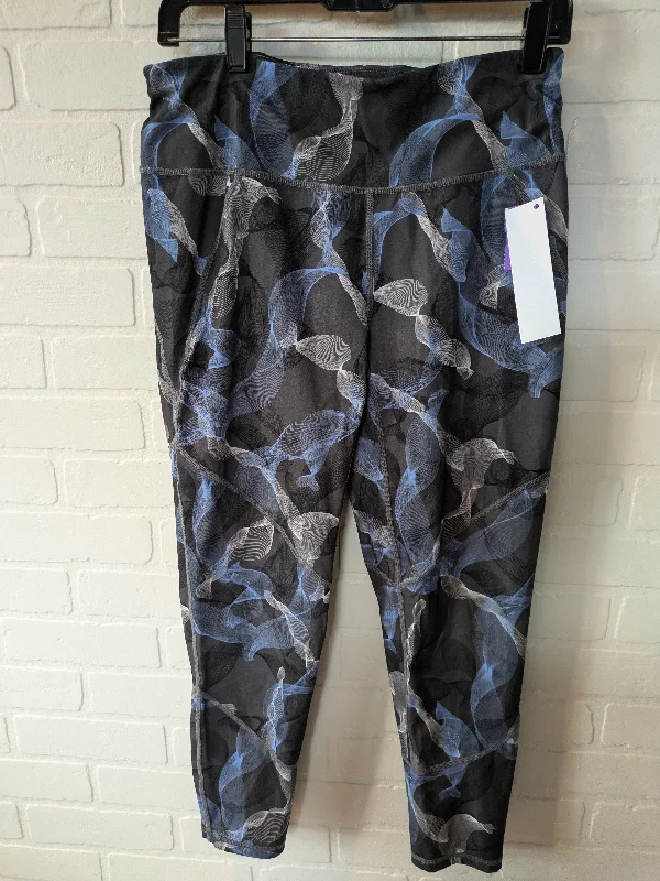 Romantic Data Grey Athletic Leggings Capris Sweaty Betty, Size 12