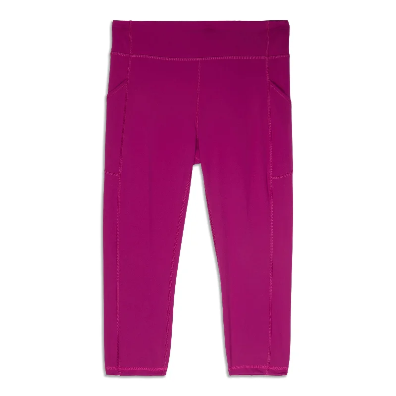 Simple Matching Invigorate High-Rise Crop - Resale