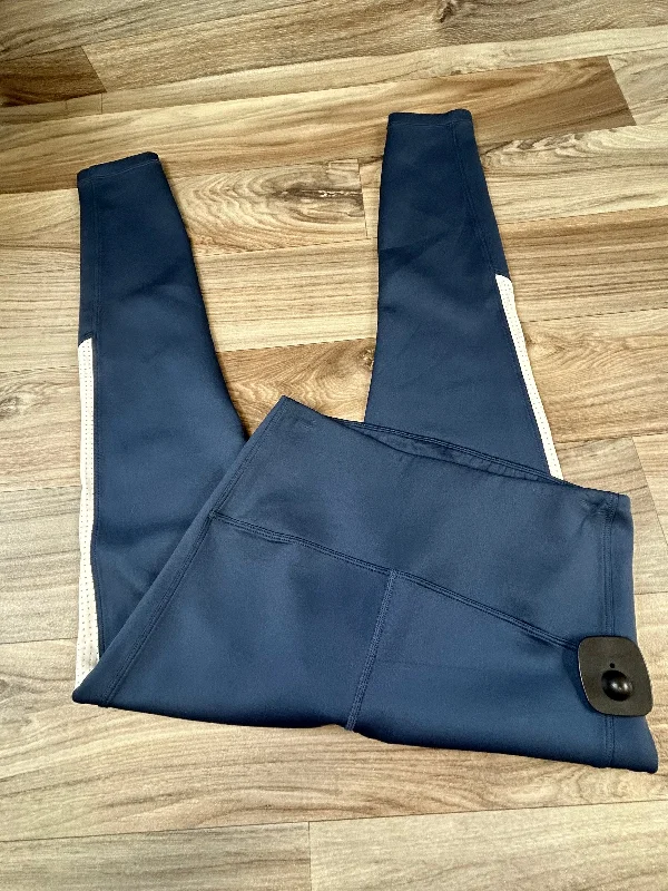 Retro Prints Navy Athletic Leggings Zyia, Size S